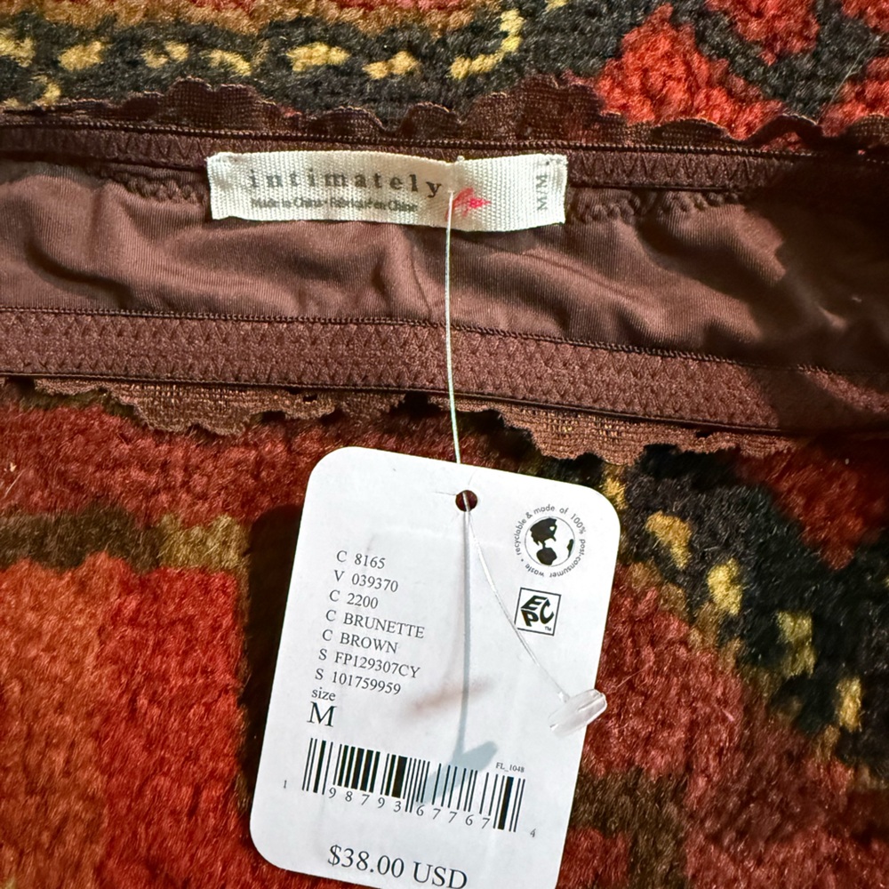 Anthropologie Chocolate Brown Lace Trim Bralette - Picture 3 of 3